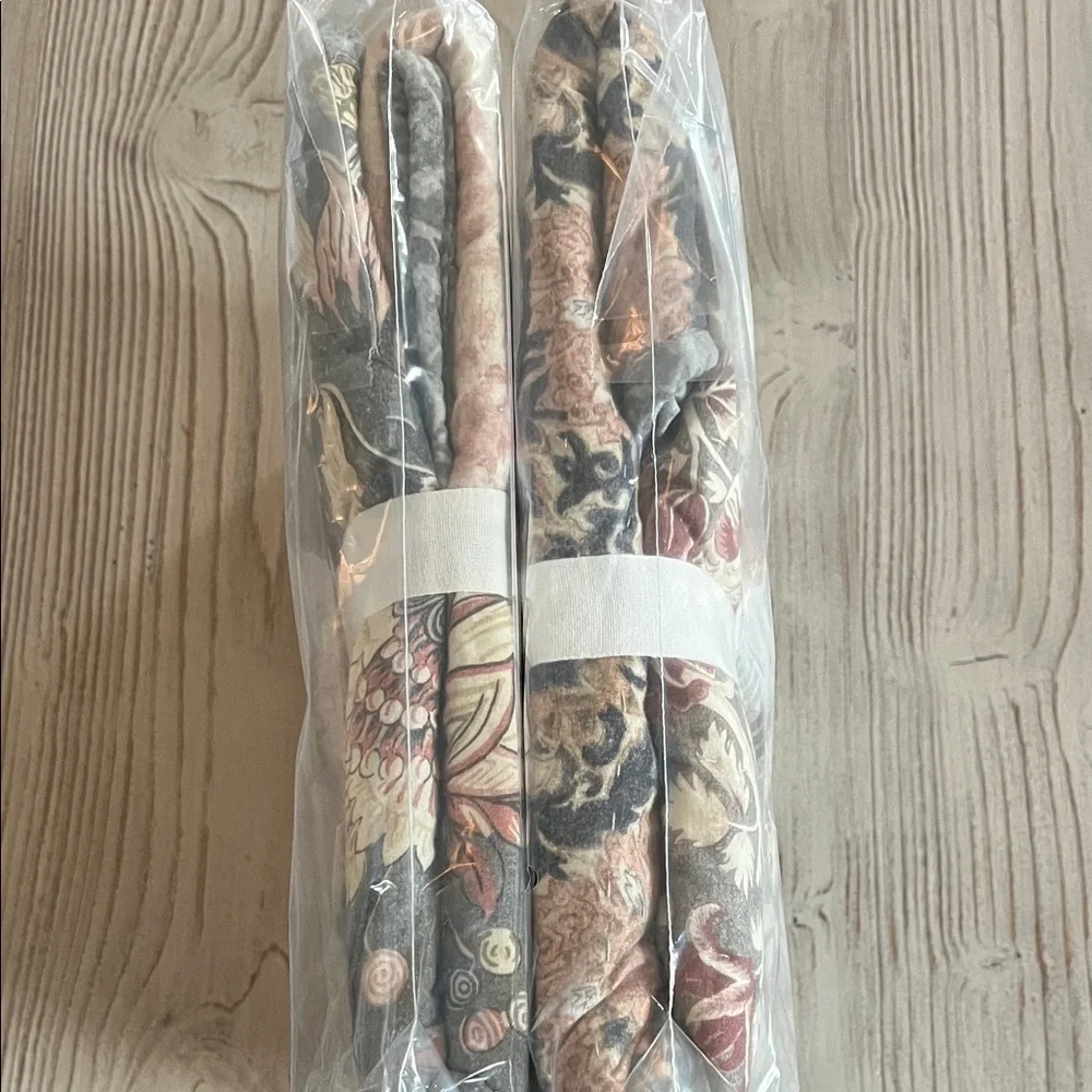 Pottery barn Rosalyn Patchwork sham Euro size 26 x 26 set of 2 NWT
